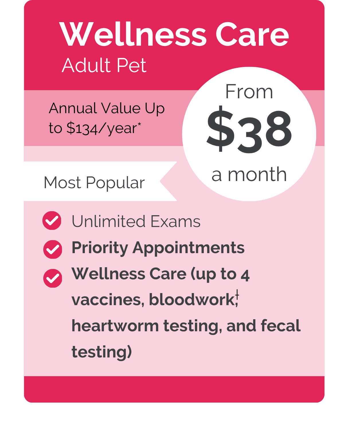 Moffett Road VIPet Plan_pricing_Wellness